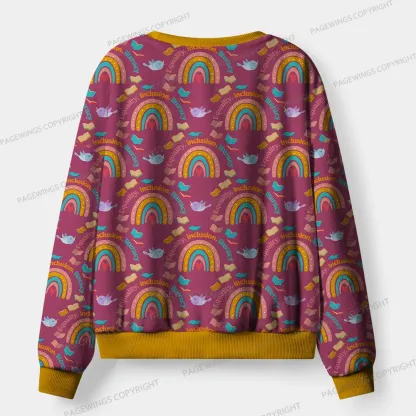 Pagewings Equality Inclusion Literacy Unisex Flannel Pajama Set