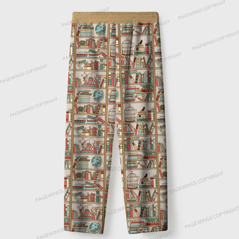 Pagewings Around The World In One Night Unisex Flannel Pajama Set