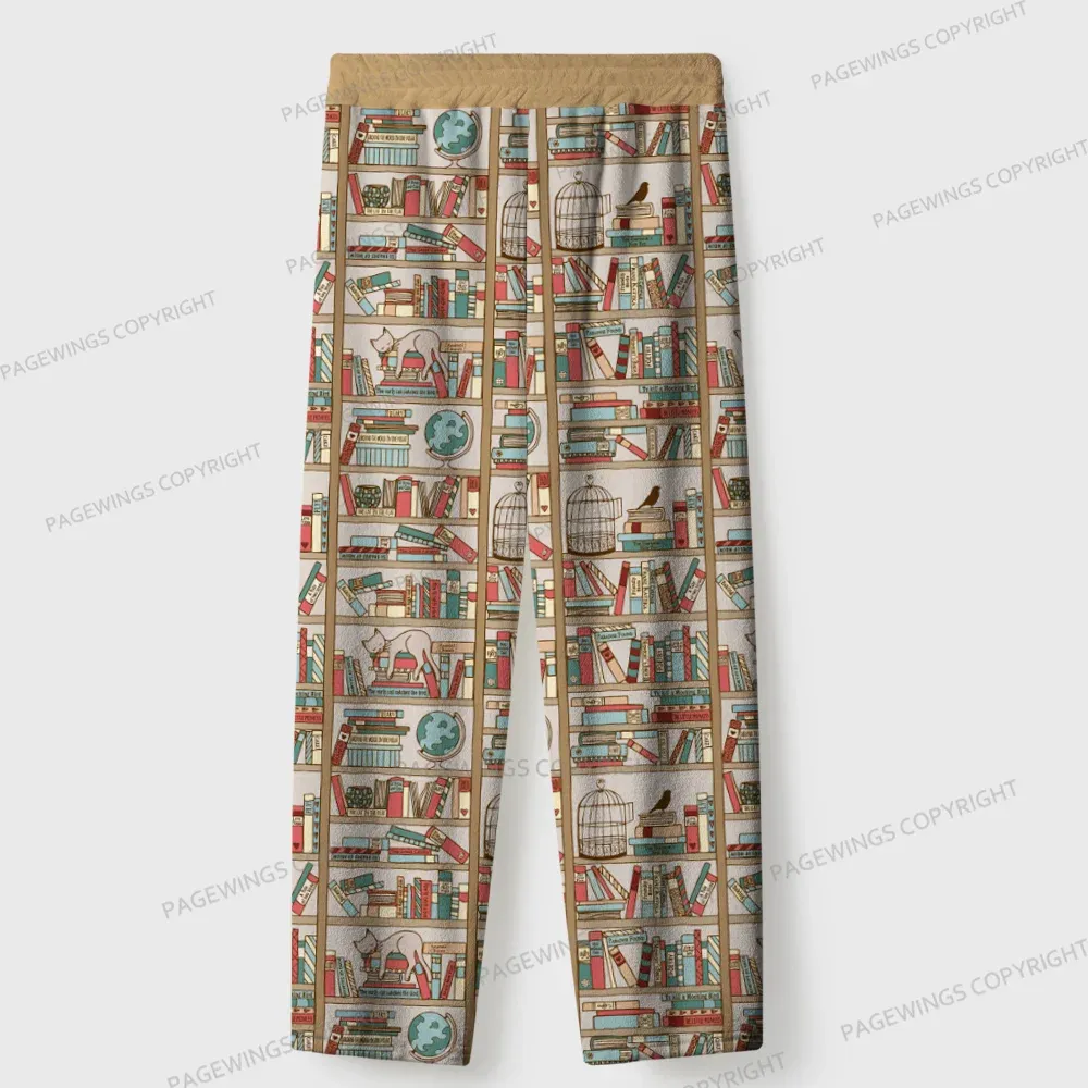 Pagewings Around The World In One Night Unisex Flannel Pajama Set