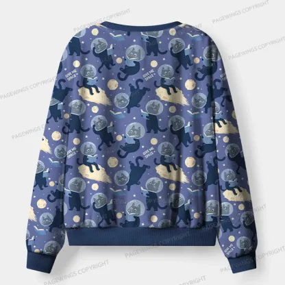 Pagewings Give Me Space Unisex Flannel Pajama Set