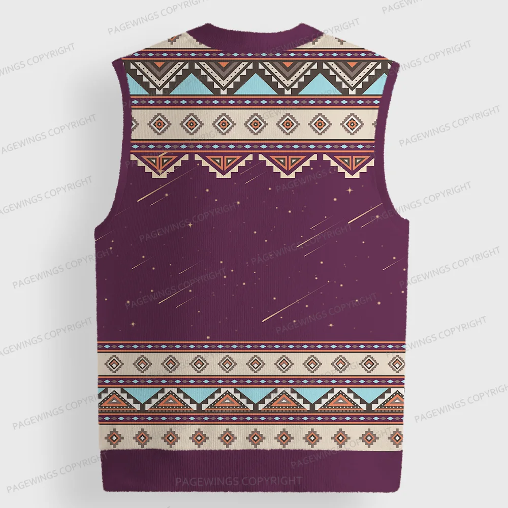 Pagewings Urithiru City Of Radiance Unisex V-Neck Ugly Knit Vest