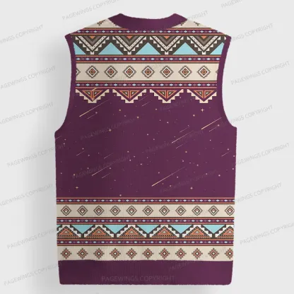 Pagewings Urithiru City Of Radiance Unisex V-Neck Ugly Knit Vest