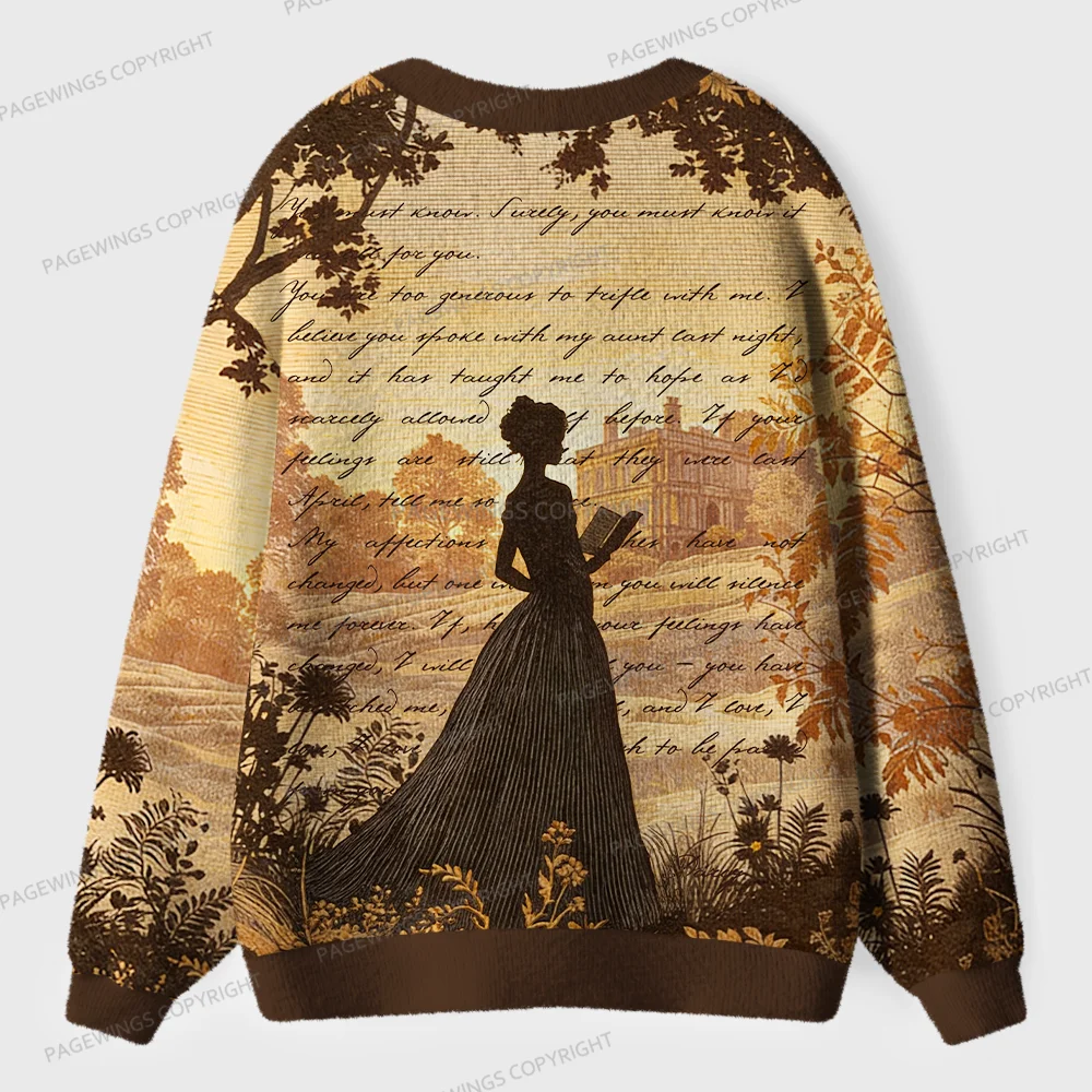 Pagewings Literary Women Unisex Ugly Cardigan Sweaters