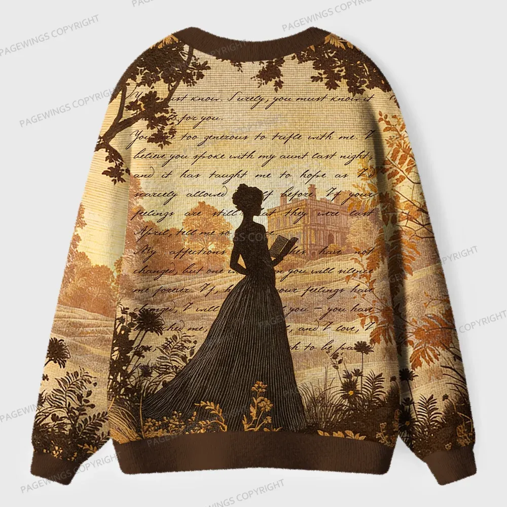 Pagewings Literary Women Unisex Ugly Cardigan Sweaters