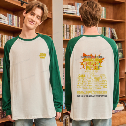 Pagewings Fuel Your Imagination With Sci-Fi World Tour Long Sleeve Raglan T-shirt