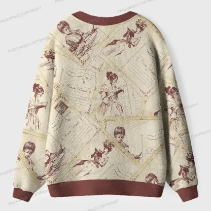 Pagewings Literature Unisex Ugly Cardigan Sweaters
