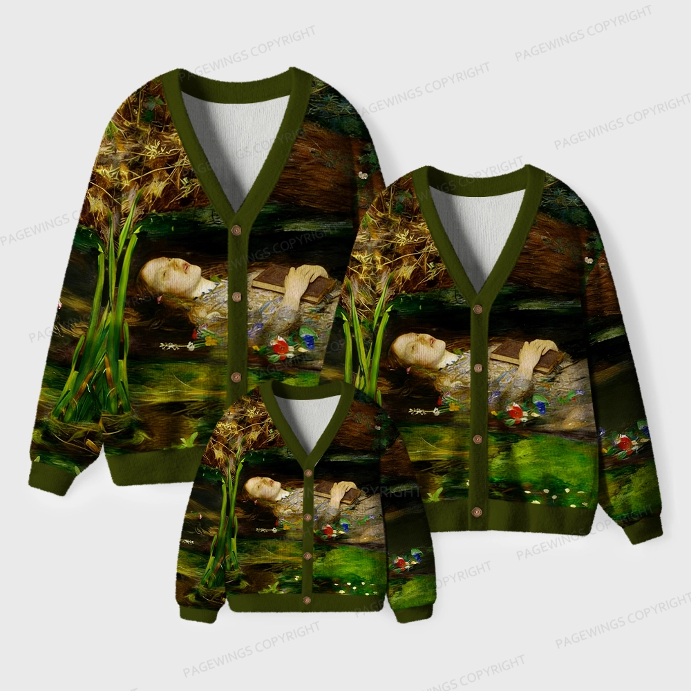 Pagewings Literature Unisex Ugly Cardigan Sweaters