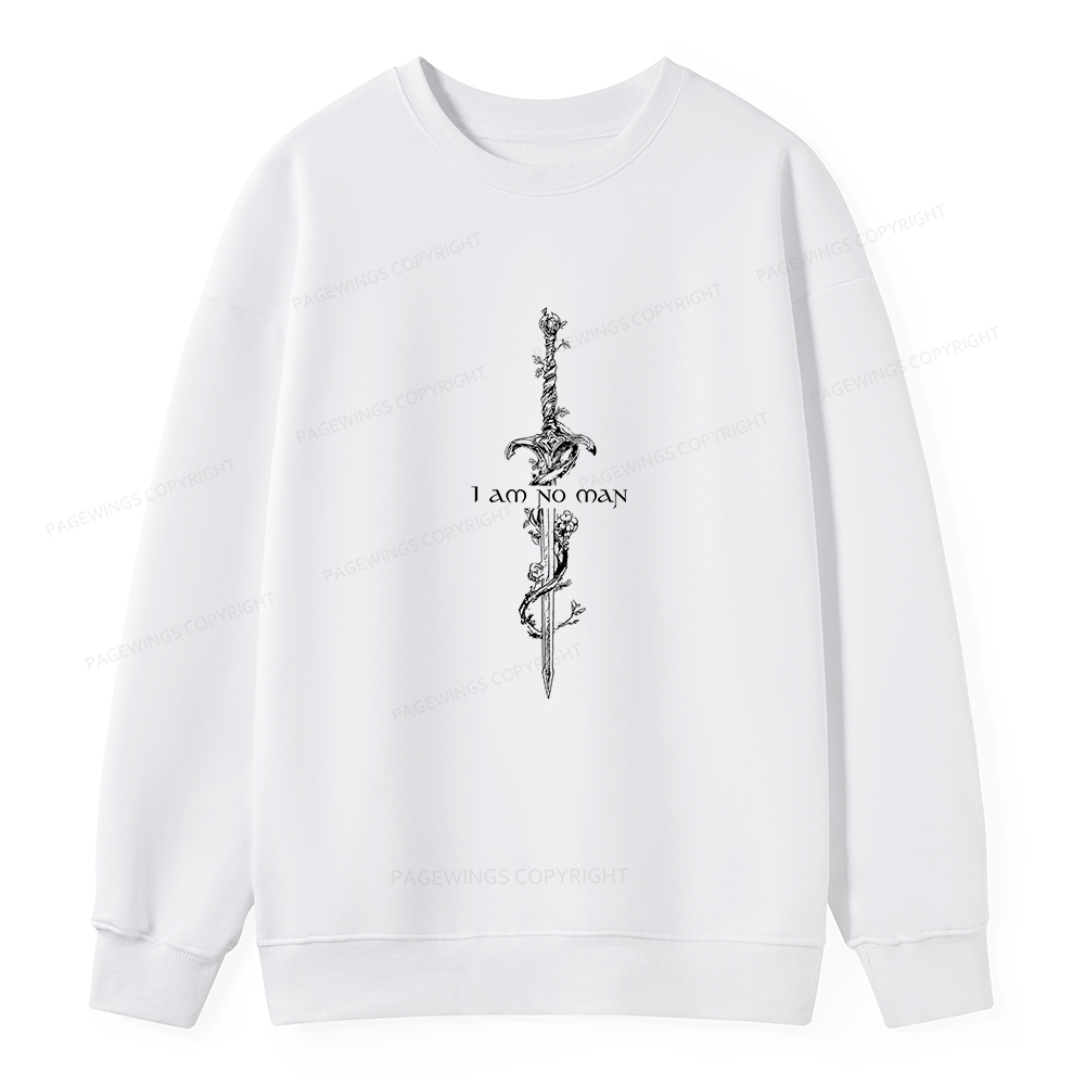 Pagewings I Am No Man Unisex Classic Sweatshirt