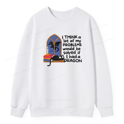 Pagewings If I Had A BookDragon Unisex Classic Sweatshirt