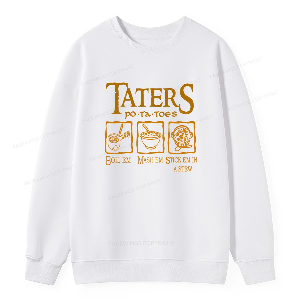 Pagewings Taters PoTaToes Unisex Classic Sweatshirt