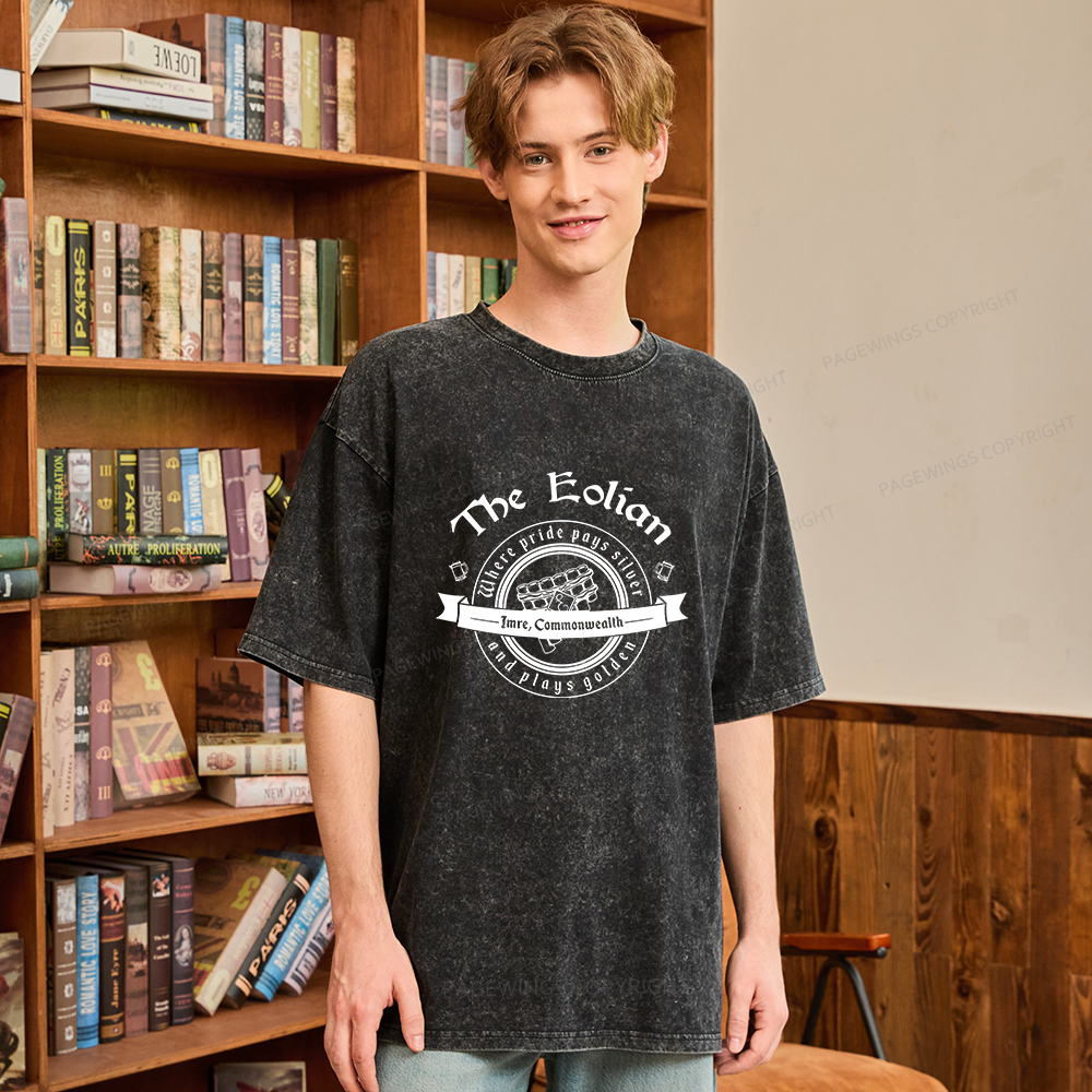 Pagewings Eolian Bar Unisex Washed T-shirt