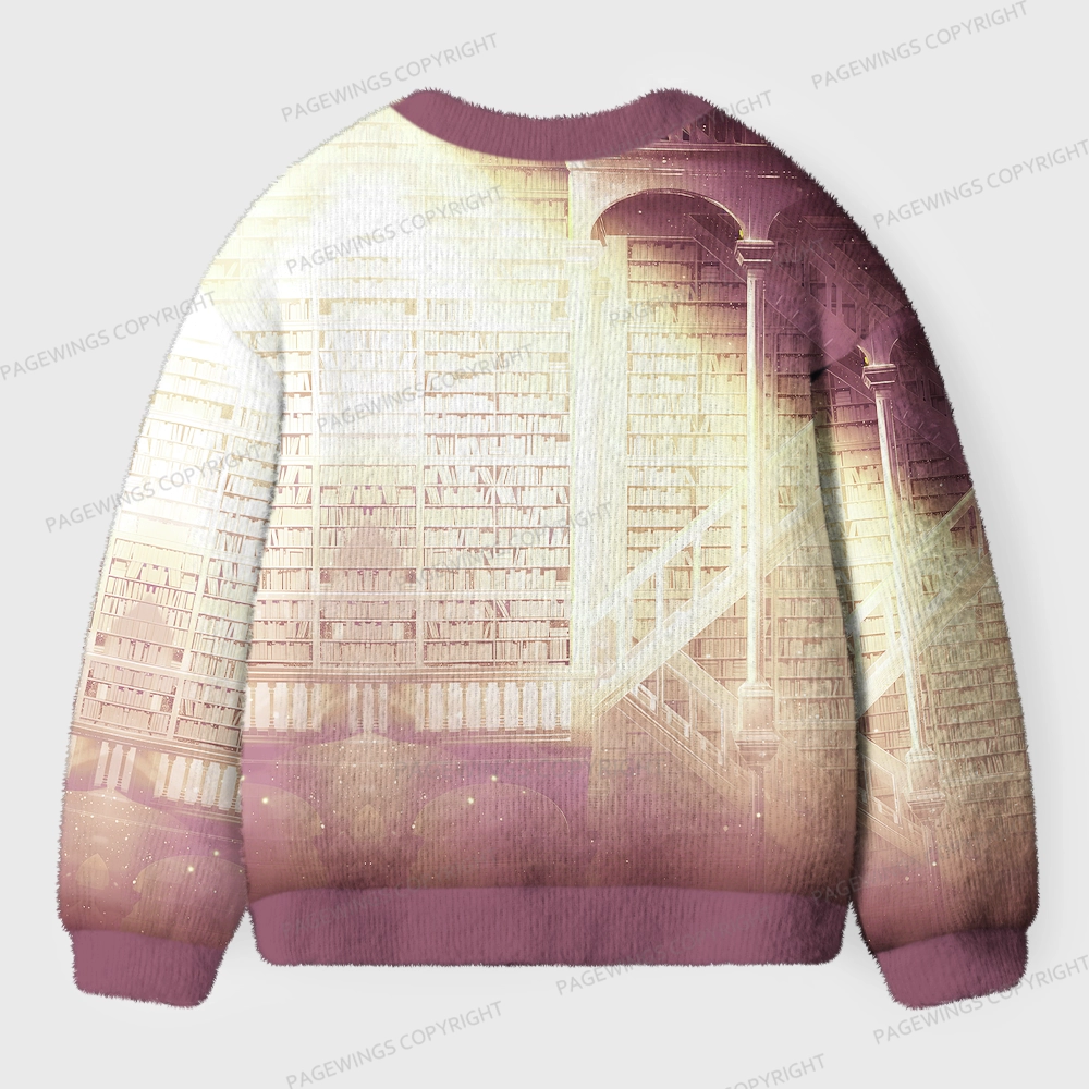Pagewings Library Unisex Ugly Cardigan Sweaters