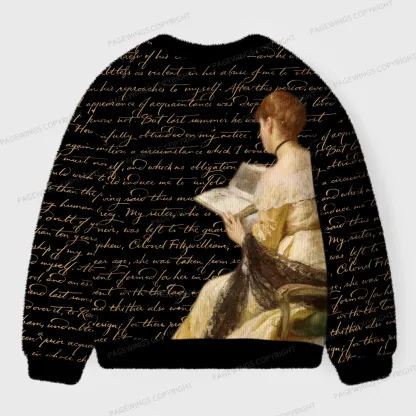 Pagewings Literature Unisex Ugly Cardigan Sweaters