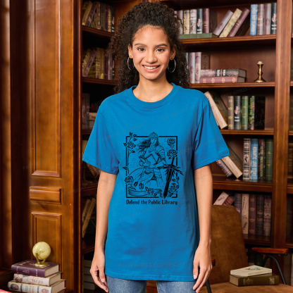 Pagewings Defend The Public Library Unisex Classic T-shirt