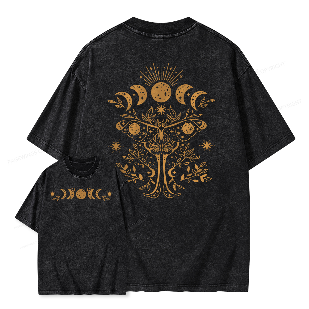 Pagewings Fantasy Book Lover Unisex Washed T-shirt