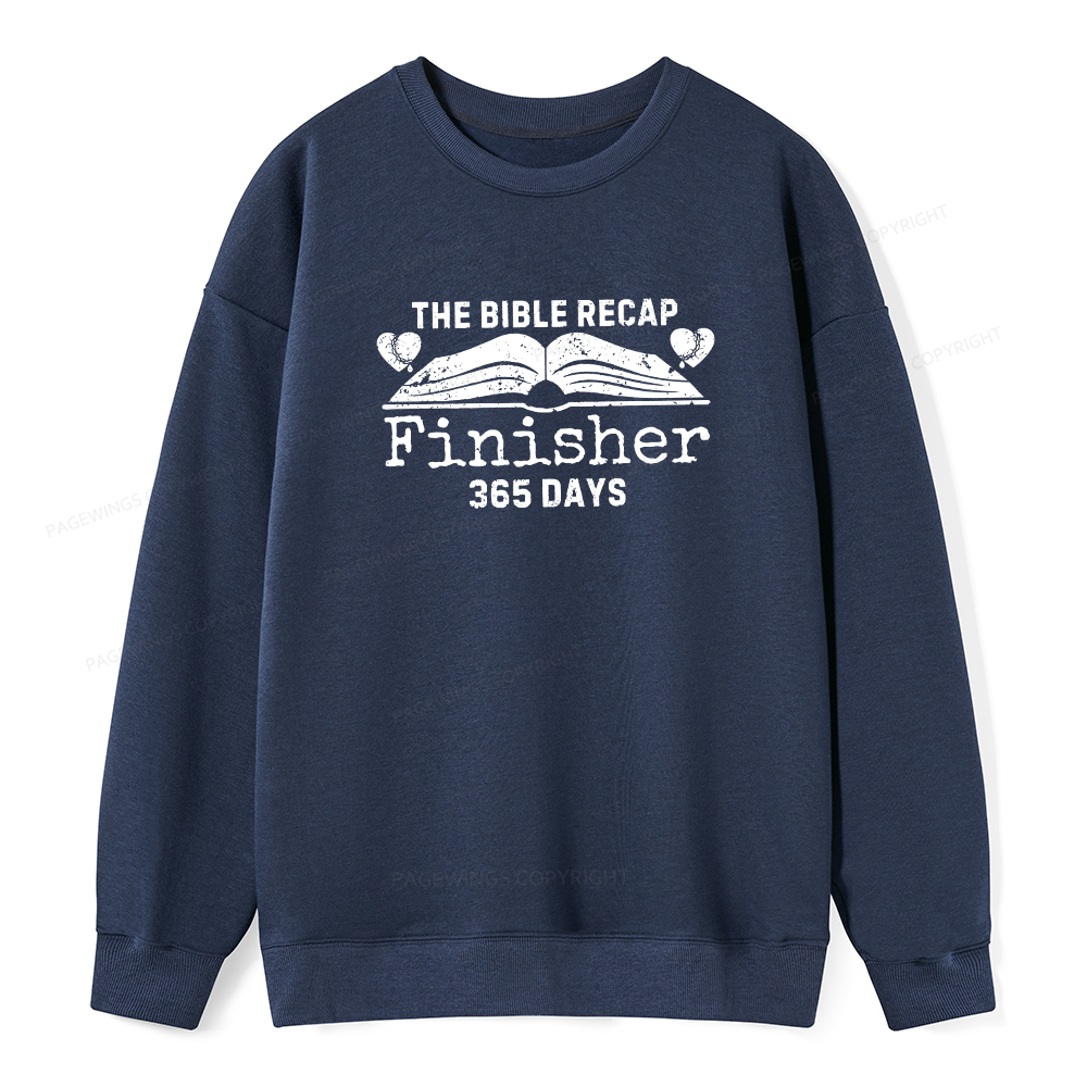 Pagewings The Bible Recap Finisher 365 Days Unisex Classic Sweatshirt