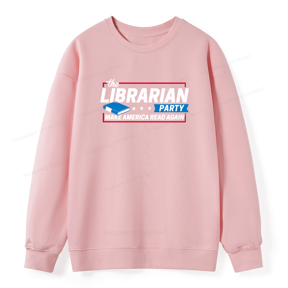 Pagewings The Librarian Party Unisex Classic Sweatshirt