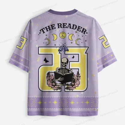 Pagewings The Reader Unisex Mesh Jersey