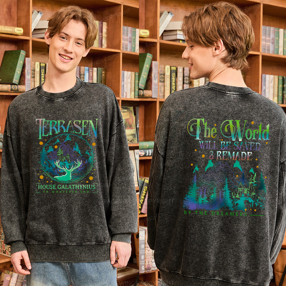 Pagewings Terrasen Unisex Washed Sweatshirt