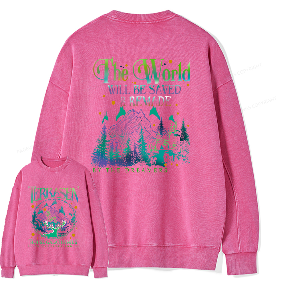 Pagewings Terrasen Unisex Washed Sweatshirt