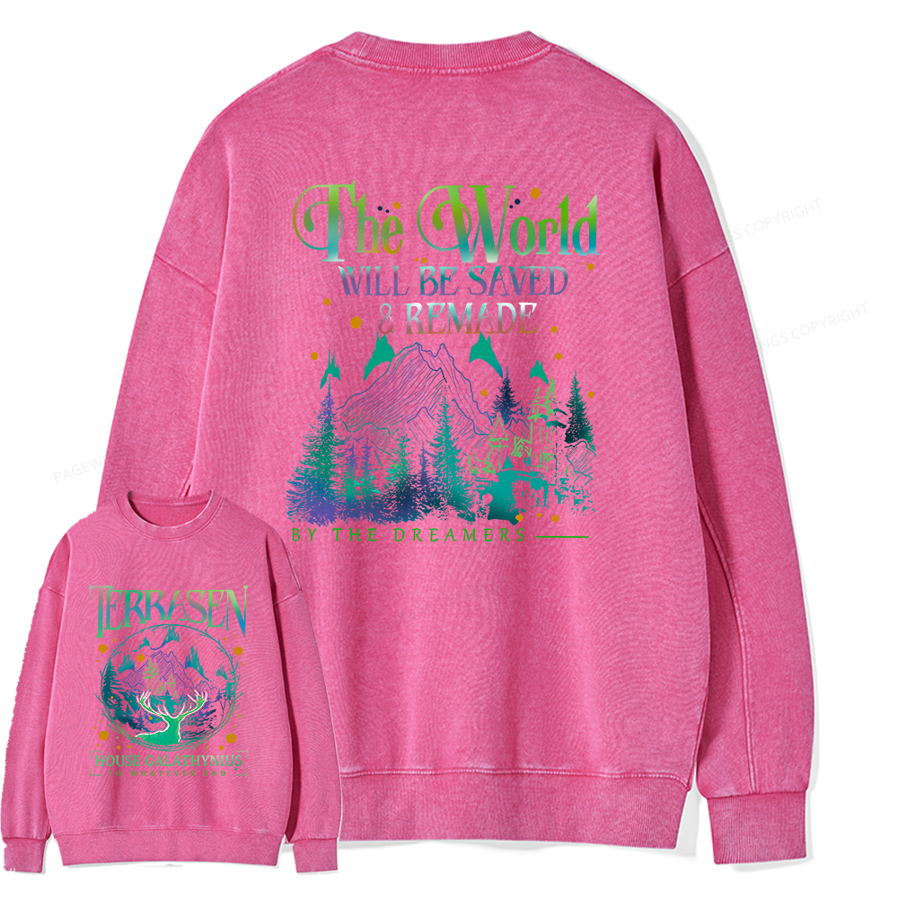 Pagewings Terrasen Unisex Washed Sweatshirt