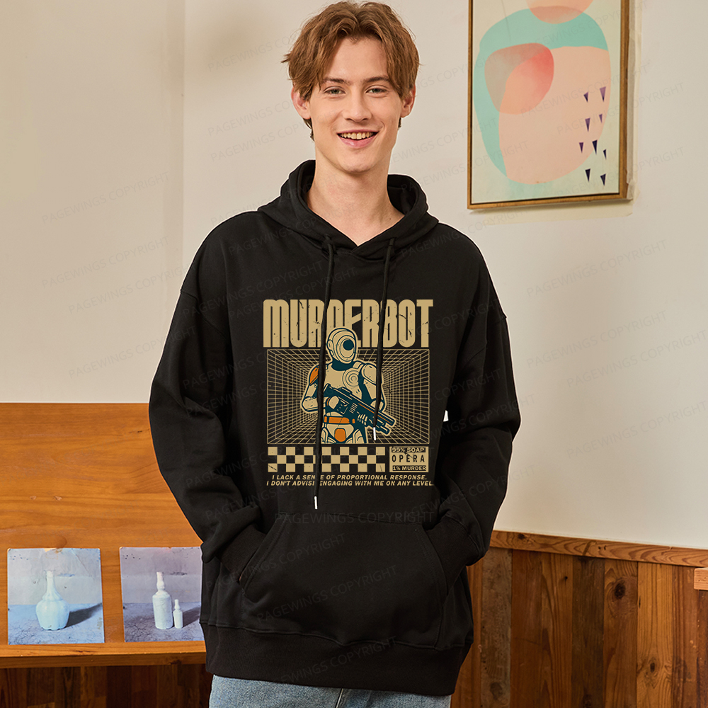 Pagewings Sci-Fiction Robot Hobby Unisex Classic Hoodie