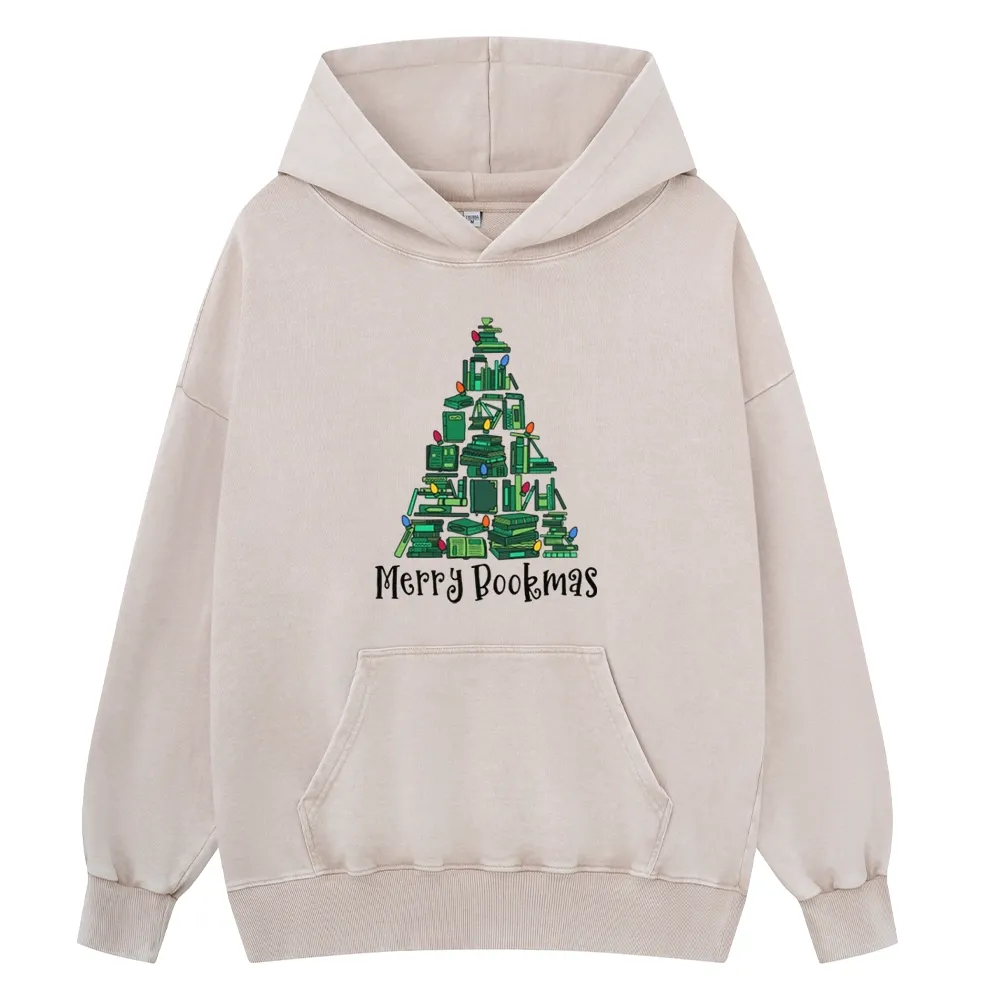 Pagewings Christmas Party Tee Unisex Washed Hoodie