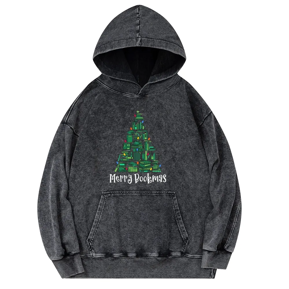 Pagewings Christmas Party Tee Unisex Washed Hoodie