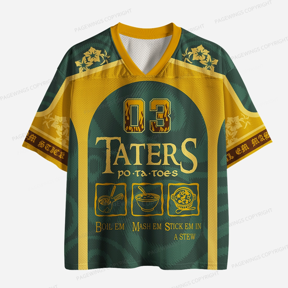 Pagewings Taters Unisex Mesh Jersey