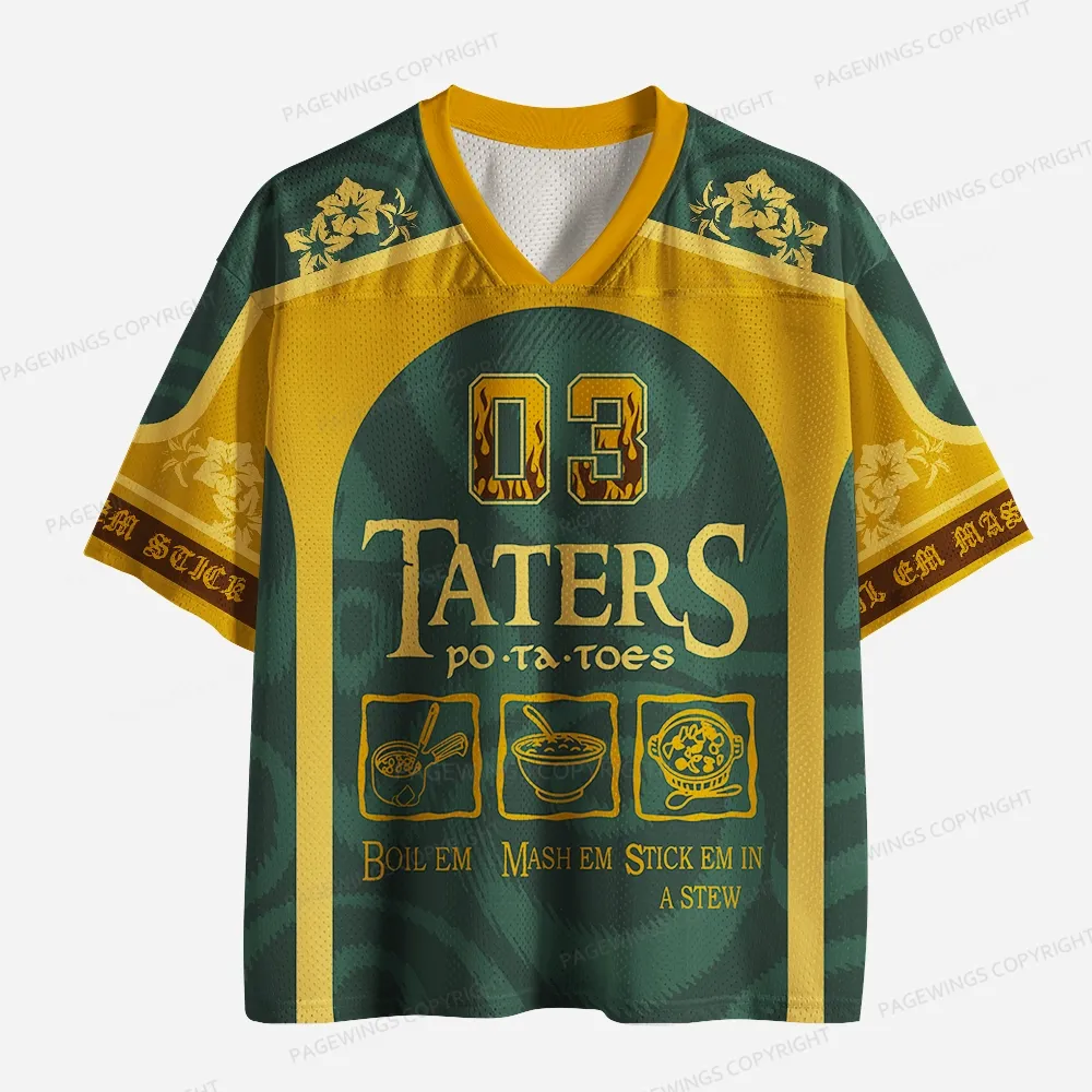 Pagewings Taters Unisex Mesh Jersey