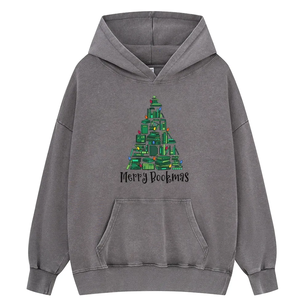 Pagewings Christmas Party Tee Unisex Washed Hoodie