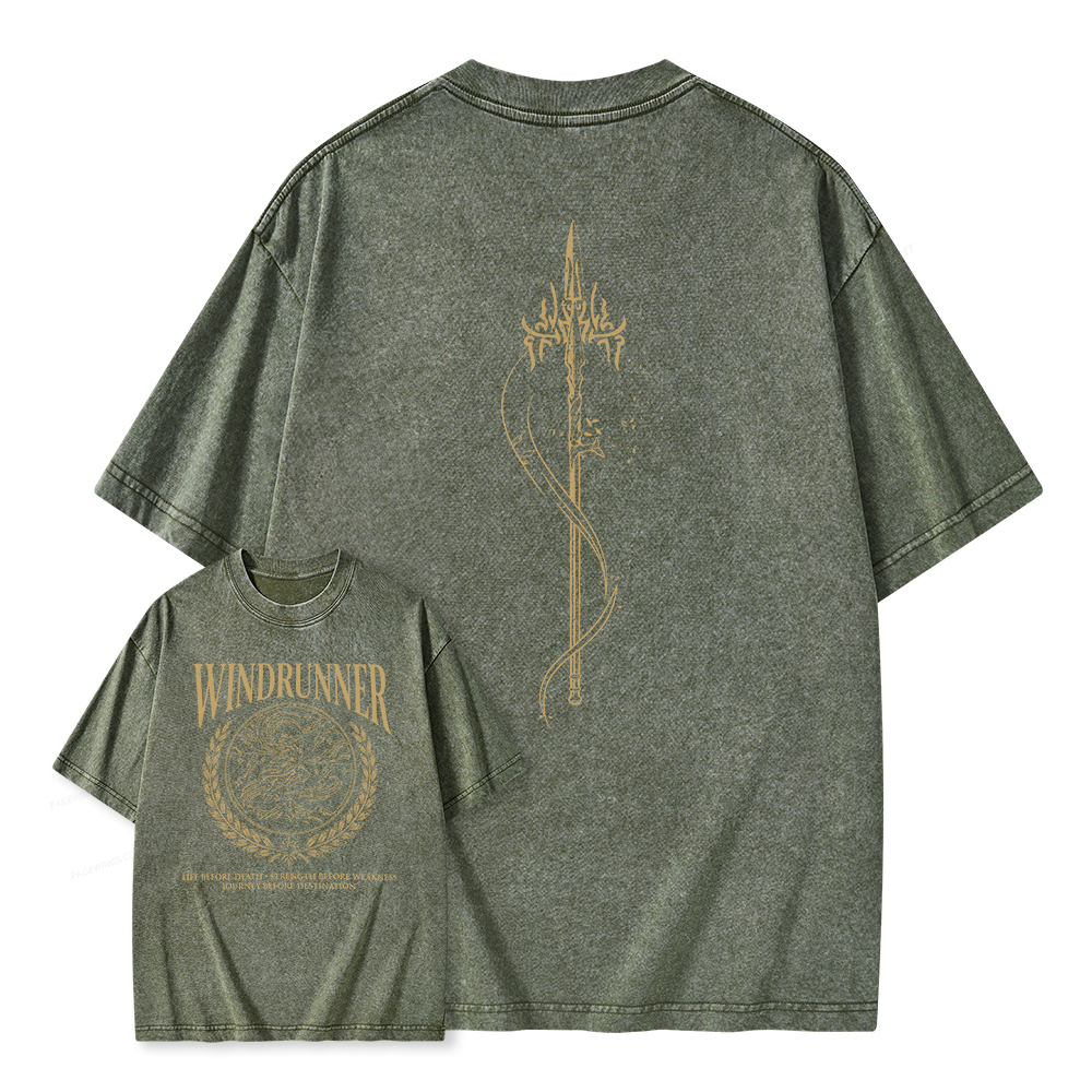 Pagewings Windrunner Unisex Washed T-shirt