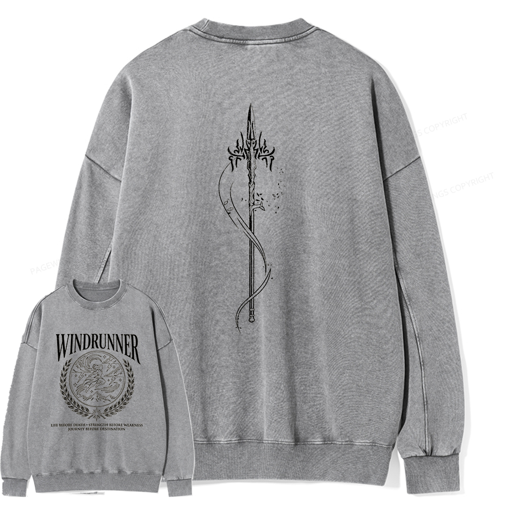 Pagewings Windrunner Unisex Washed Sweatshirt