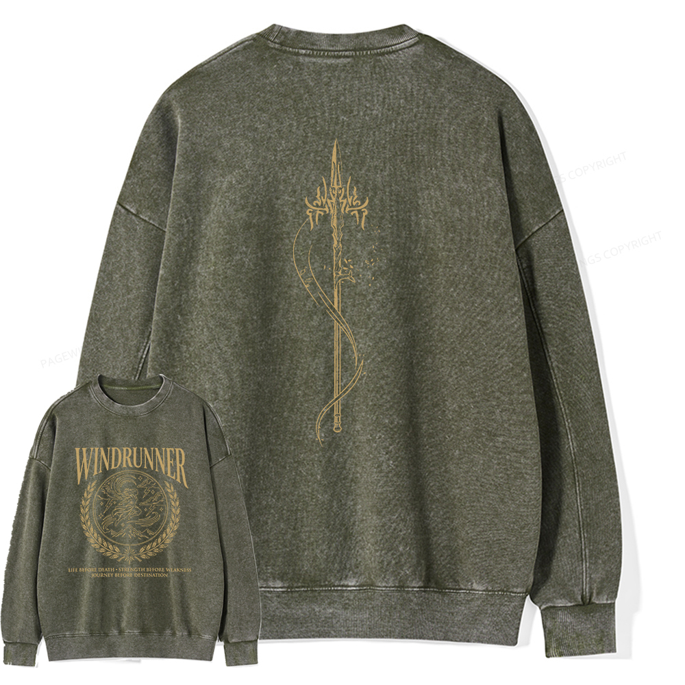 Pagewings Windrunner Unisex Washed Sweatshirt
