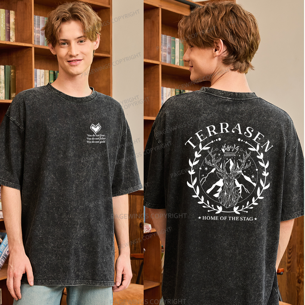 Pagewings Terrasen Unisex Washed T-shirt