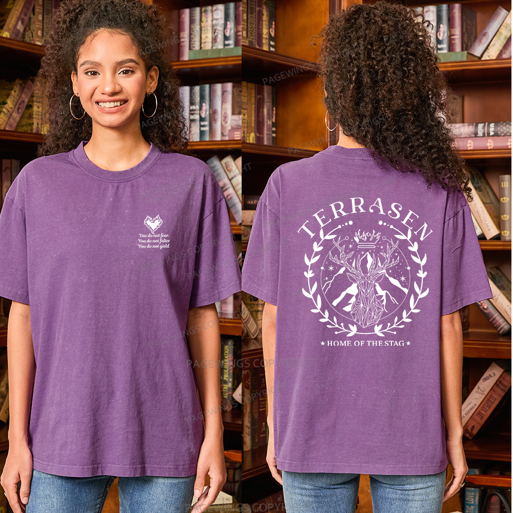 Pagewings Terrasen Unisex Washed T-shirt