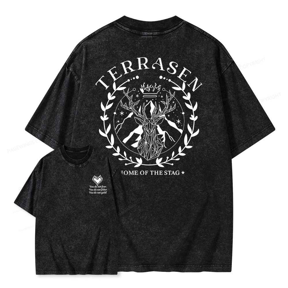 Pagewings Terrasen Unisex Washed T-shirt