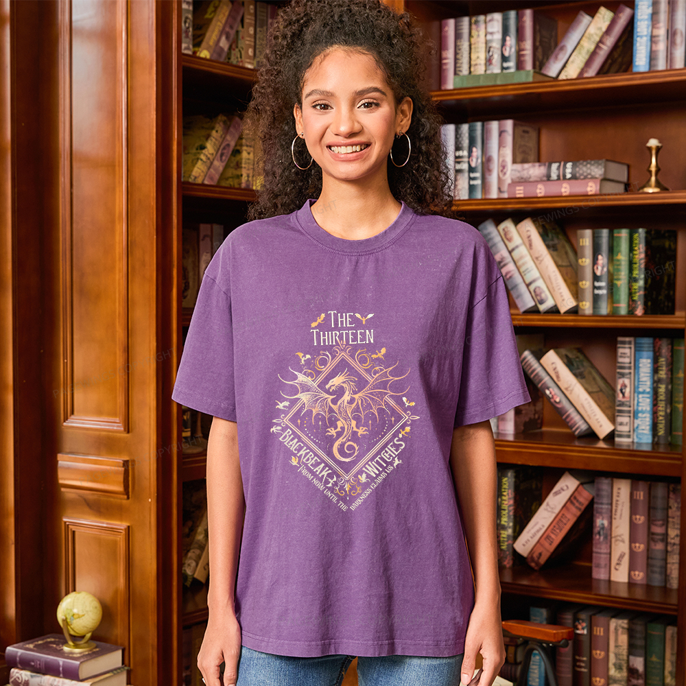 Pagewings The Thirteen Unisex Washed T-shirt