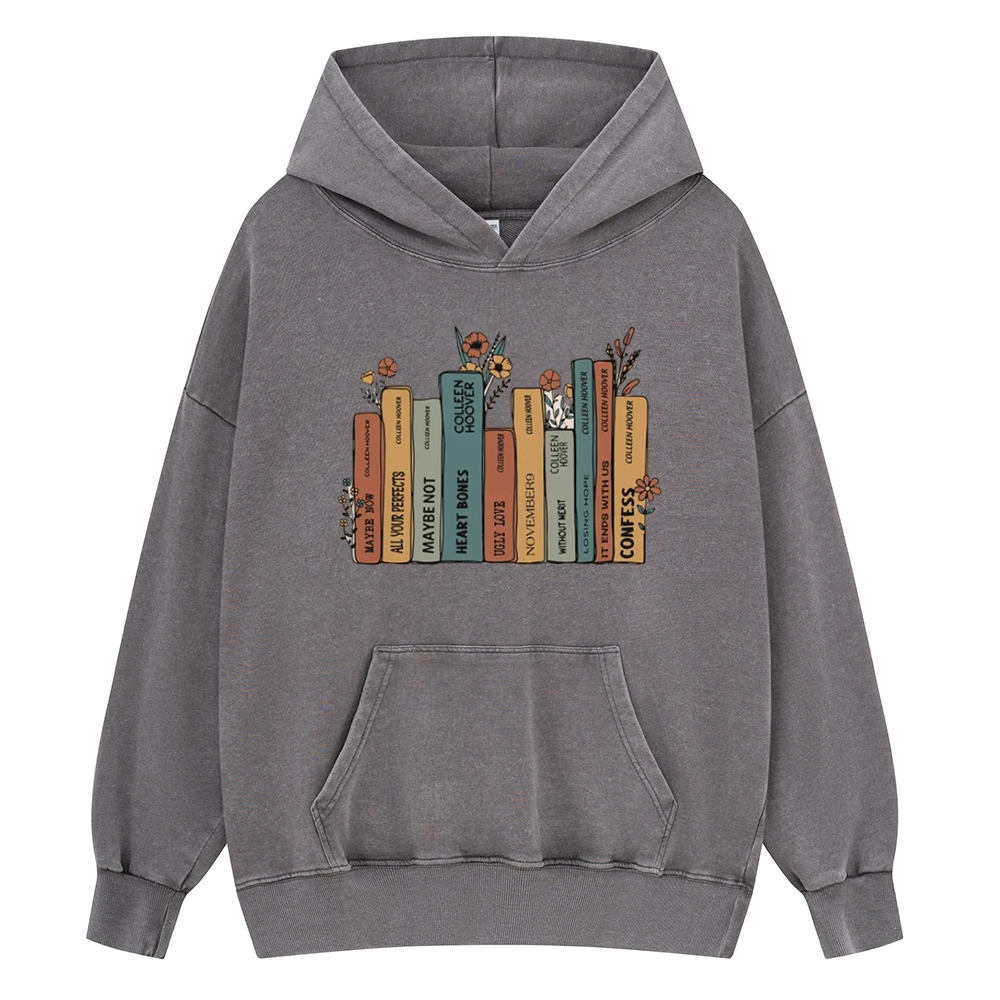 Pagewings It Ends With Us CoHo Unisex Washed Hoodie
