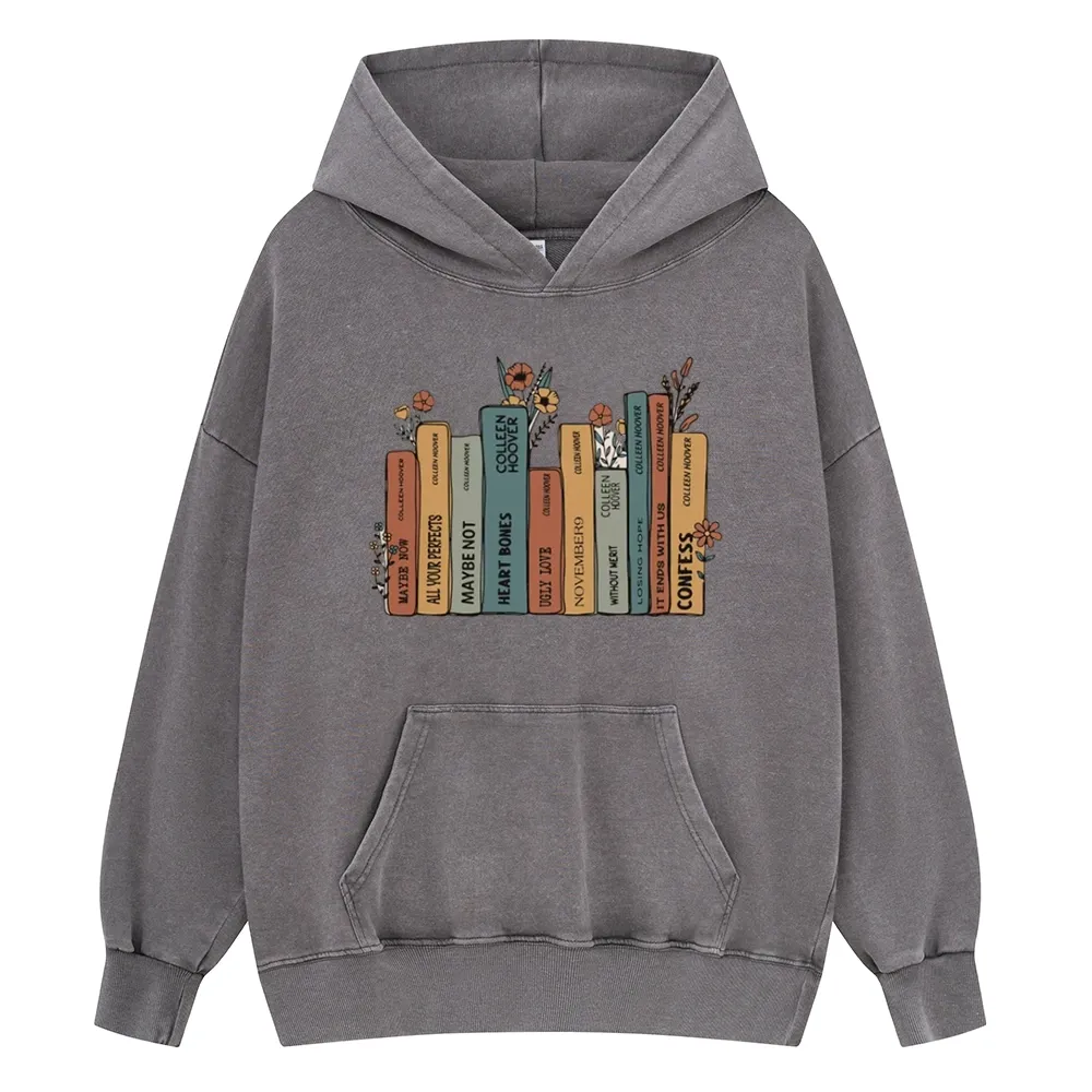 Pagewings It Ends With Us CoHo Unisex Washed Hoodie