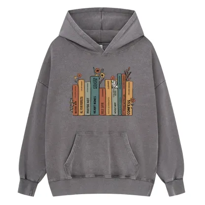 Pagewings It Ends With Us CoHo Unisex Washed Hoodie