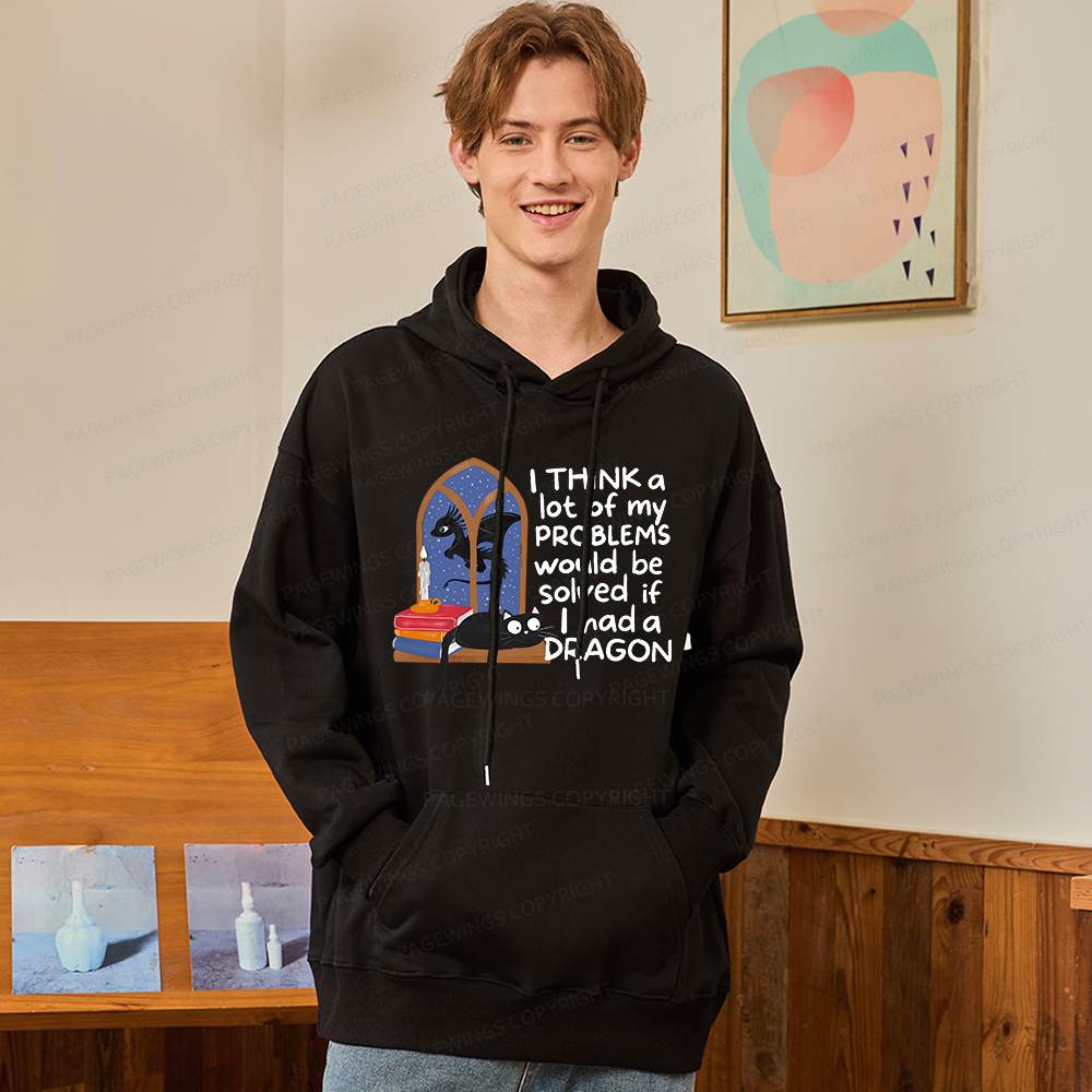 Pagewings If I Had A BookDragon Unisex Classic Hoodie