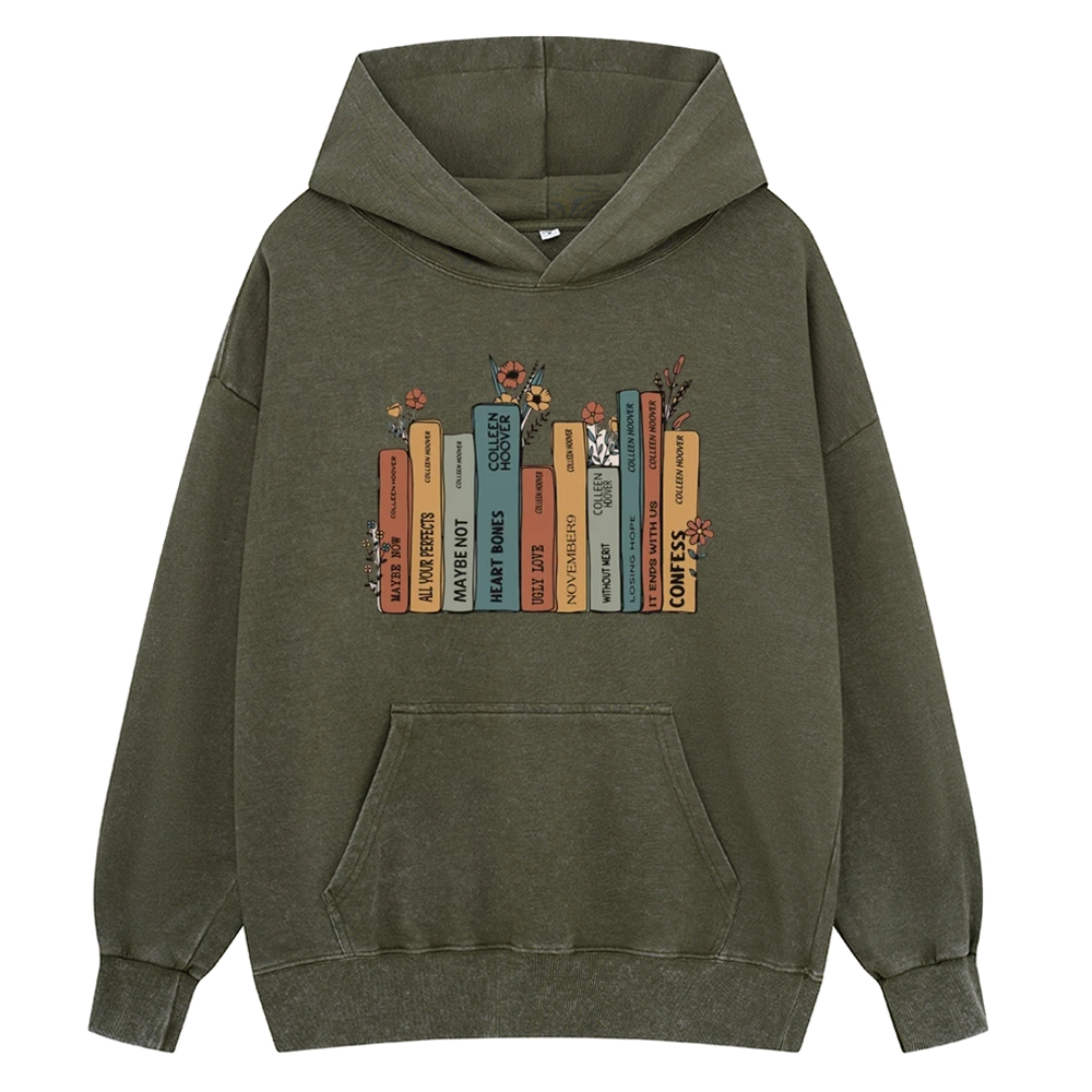 Pagewings It Ends With Us CoHo Unisex Washed Hoodie