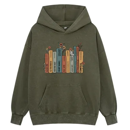 Pagewings It Ends With Us CoHo Unisex Washed Hoodie