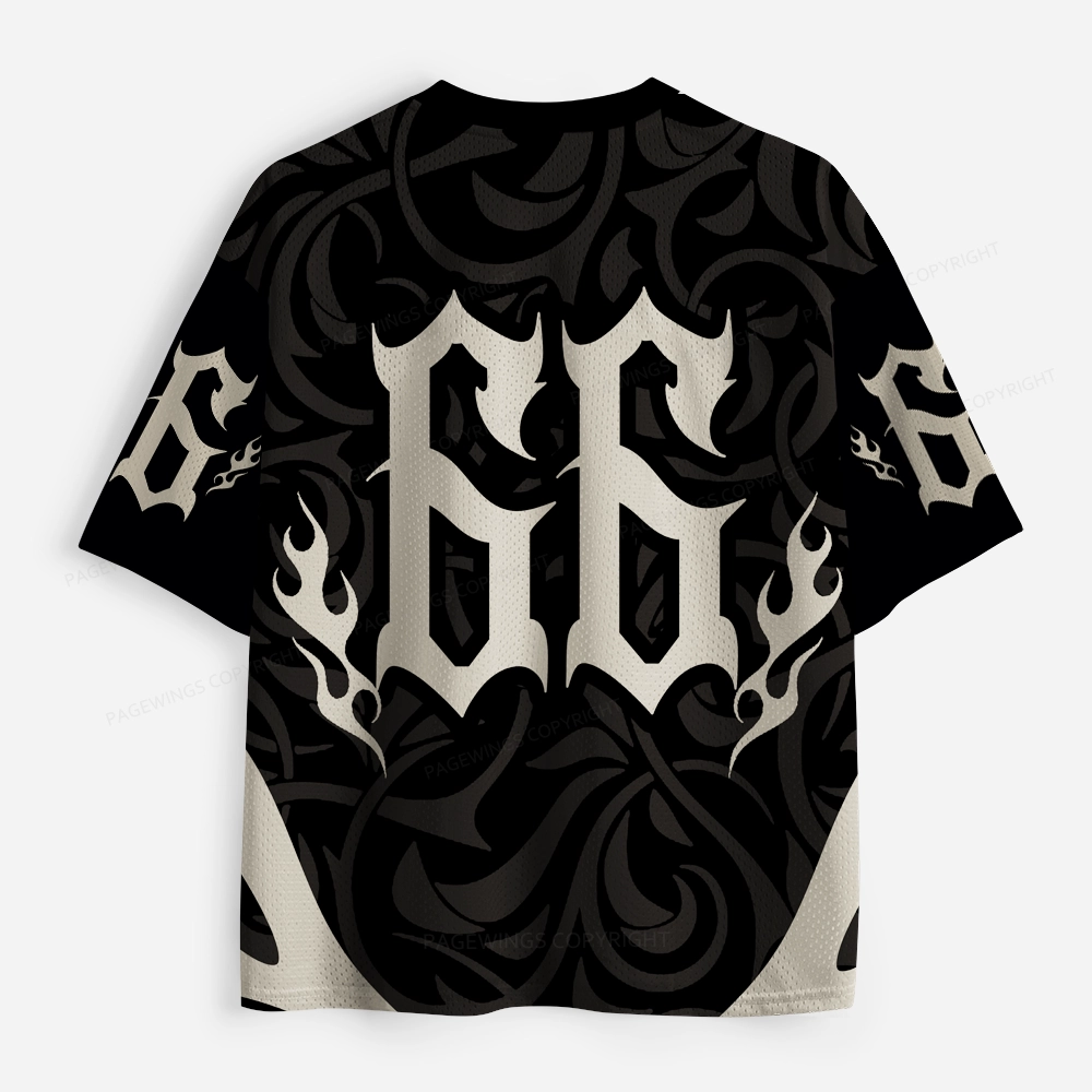 Pagewings Support Your Local Library Unisex Mesh Jersey