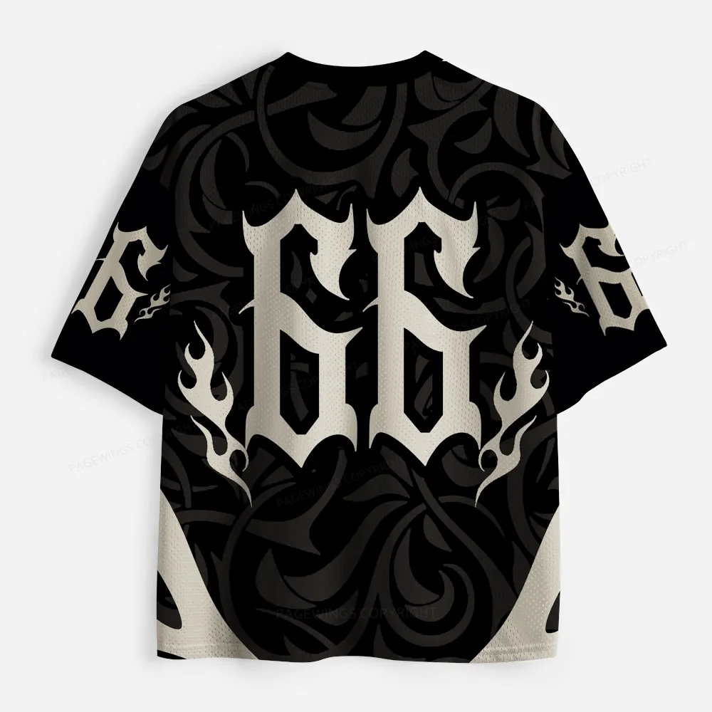 Pagewings Support Your Local Library Unisex Mesh Jersey