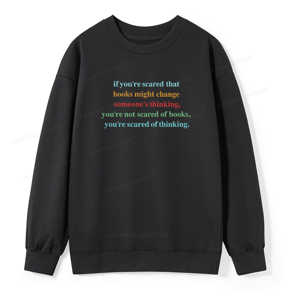 Pagewings Censorship Social Justice Shirt Booktrovert Unisex Classic Sweatshirt