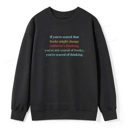 Pagewings Censorship Social Justice Shirt Booktrovert Unisex Classic Sweatshirt