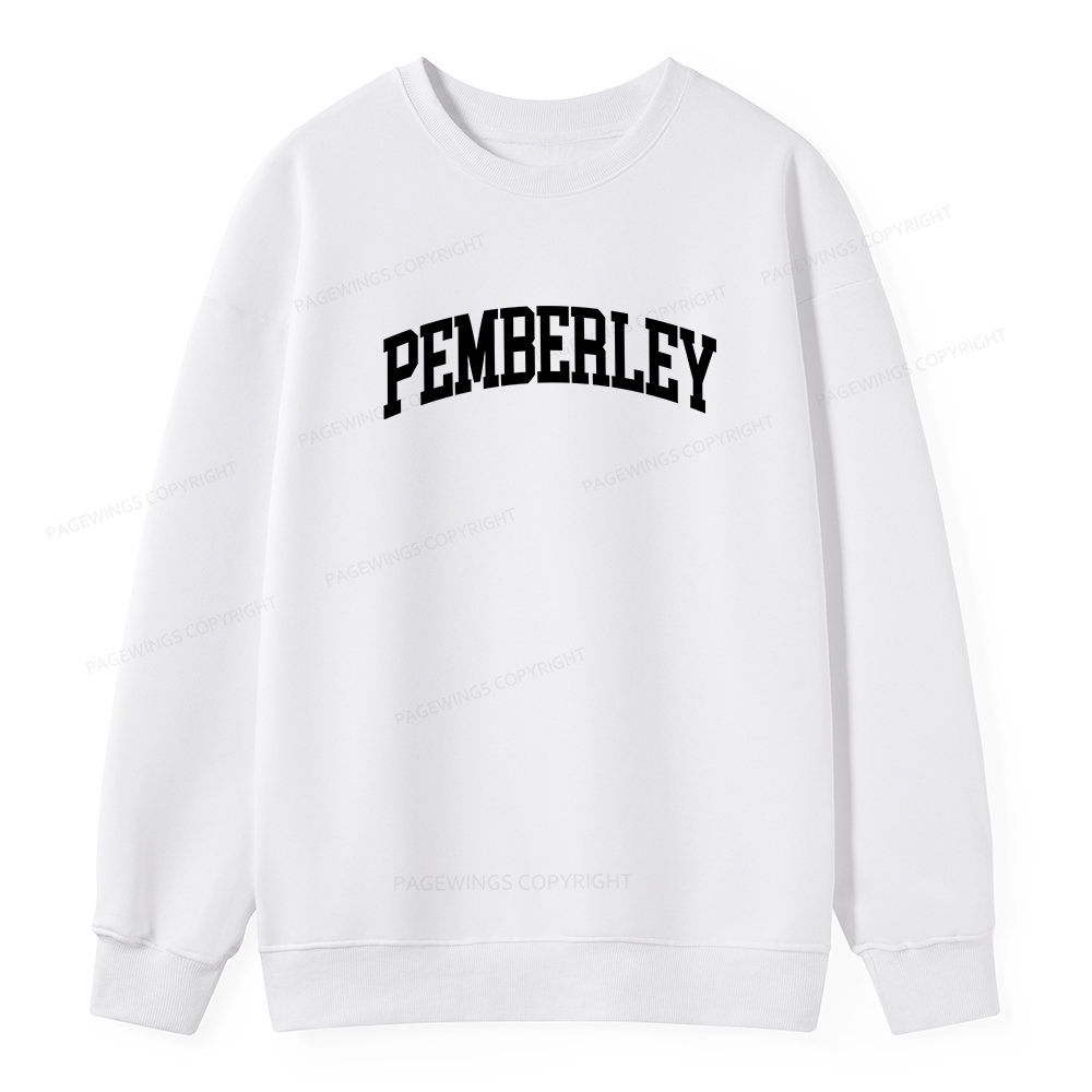 Pagewings Pride and Prejudice Pemberley Bookworm Unisex Classic Sweatshirt