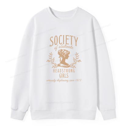 Pagewings Society Of Obstinate Headstrong Girls Unisex Classic Sweatshirt